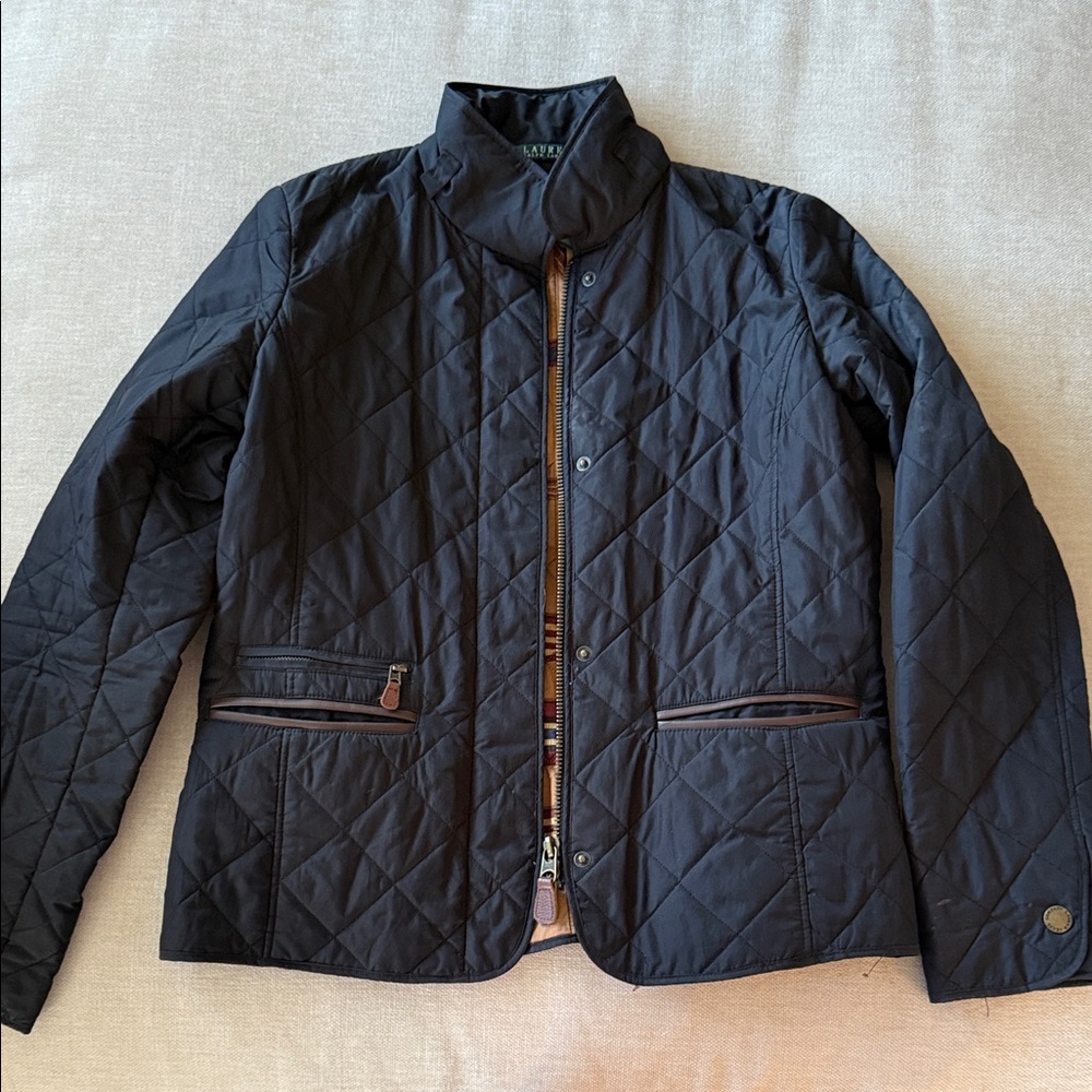 Lauren Ralph Lauren Black Quilted Jacket